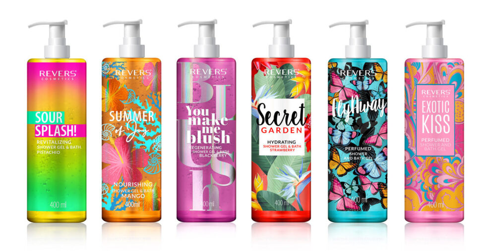 REVERSE Secret Garden Αφρόλουτρο και τζελ μπάνιου 400ml