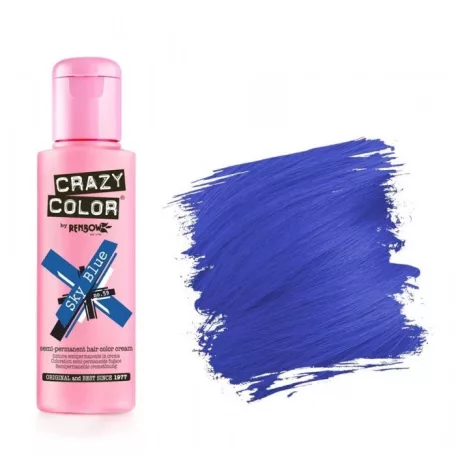 Crazy Color ημιμόνιμη βαφή μαλλιών 100ml No.59 Sky Blue