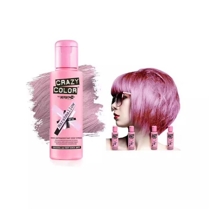 Crazy Color ημιμόνιμη βαφή μαλλιών 100ml  No.64 Marshmallow