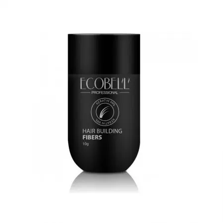 Ecobell Professional Hair Building Fibers – Ίνες Πύκνωσης Μαλλιών 10gr Light Brown