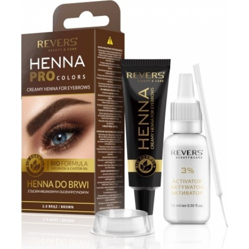 Revers Henna Pro Φρυδιών Ανοιχτό Καφέ (Light Brown)