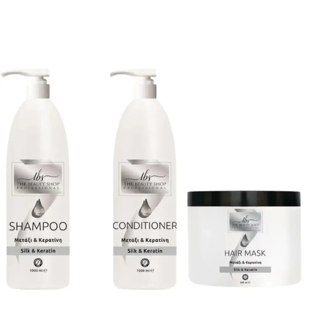 Σετ Μετάξι Κερατίνη Σαμπουάν & Conditioner1lt Μάσκα 500ml