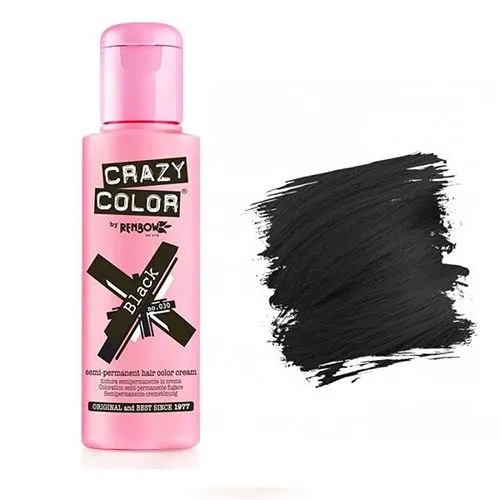 CRAZY COLOUR 32 NATURAL BLACK