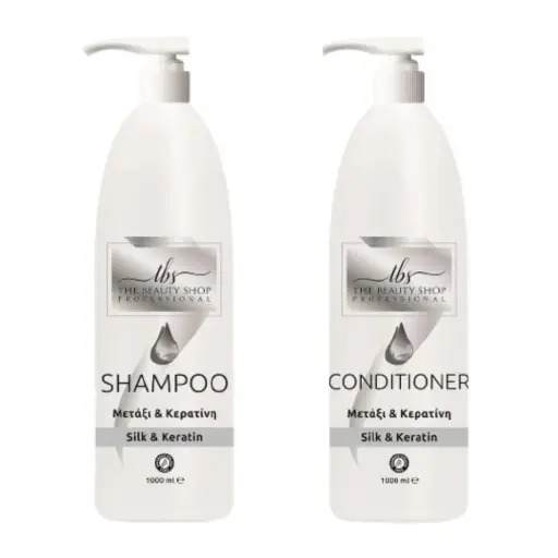 ​​​Σετ Μετάξι Κερατίνη Σαμπουάν & Conditioner1lt