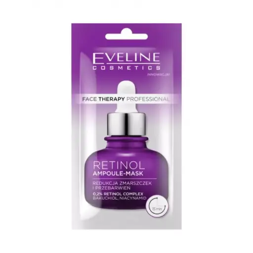 Eveline Θεραπεία Προσώπου Retinol Ampoule Mask για Αντιγήρανση
