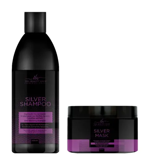 Set silver σαμπουάν 1000ML και μάσκα μαλλιών silver 500ML 