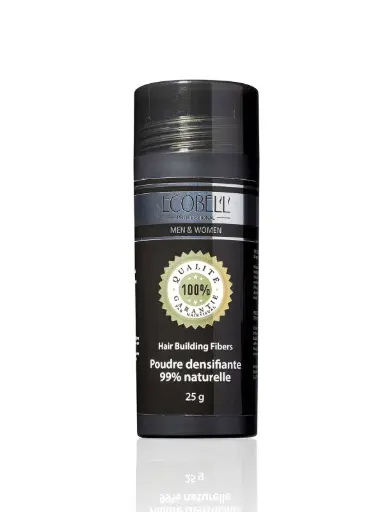 Ecobell Professional Hair Building Fibers – Ίνες Πύκνωσης Μαλλιών 25gr Grey
