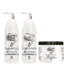 Σετ Μετάξι Κερατίνη Σαμπουάν & Conditioner1lt Μάσκα 500ml